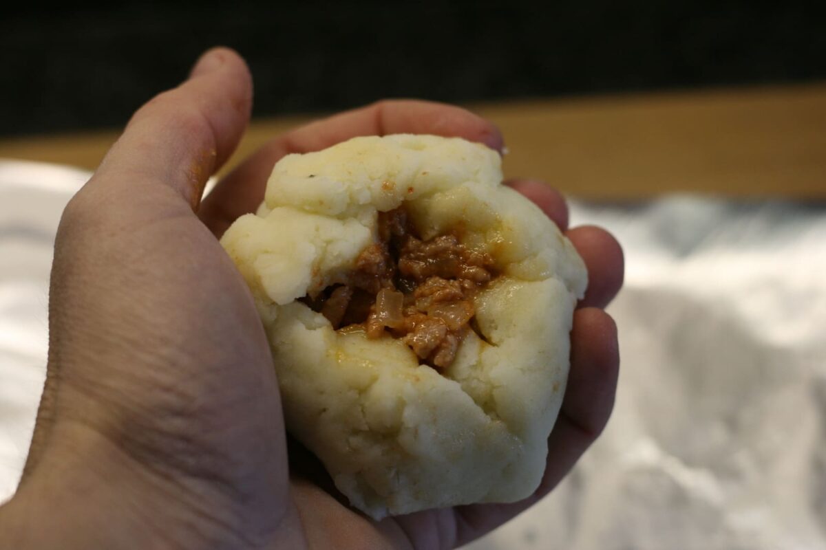 bombas de carne paso 12