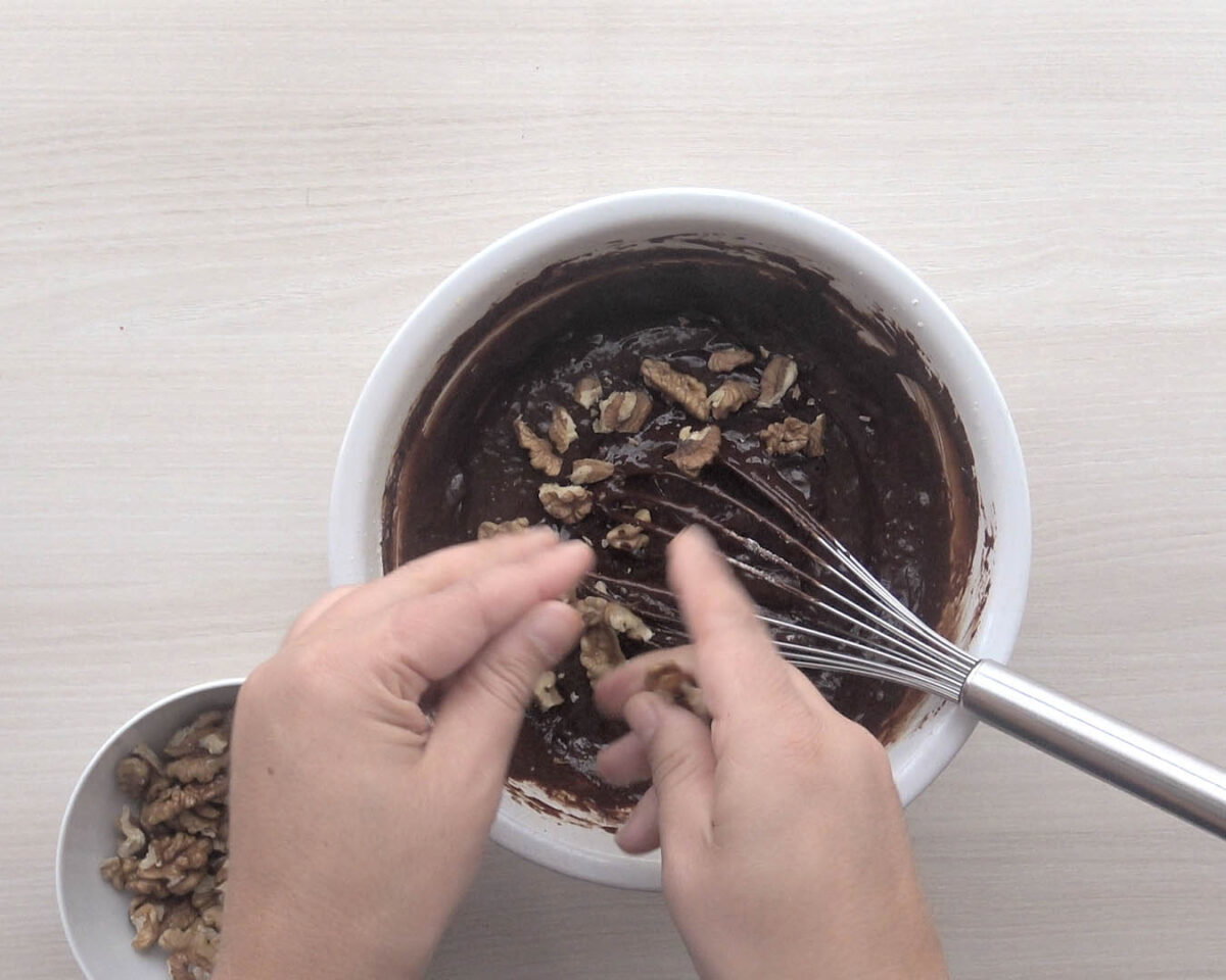 brownies de chocolate paso 18
