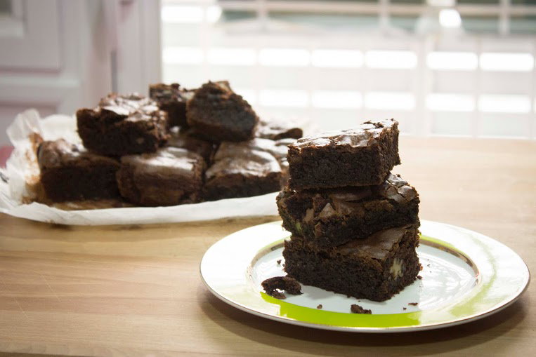 brownies de chocolate paso 25