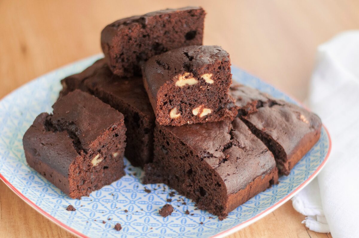 brownies de chocolate paso 26