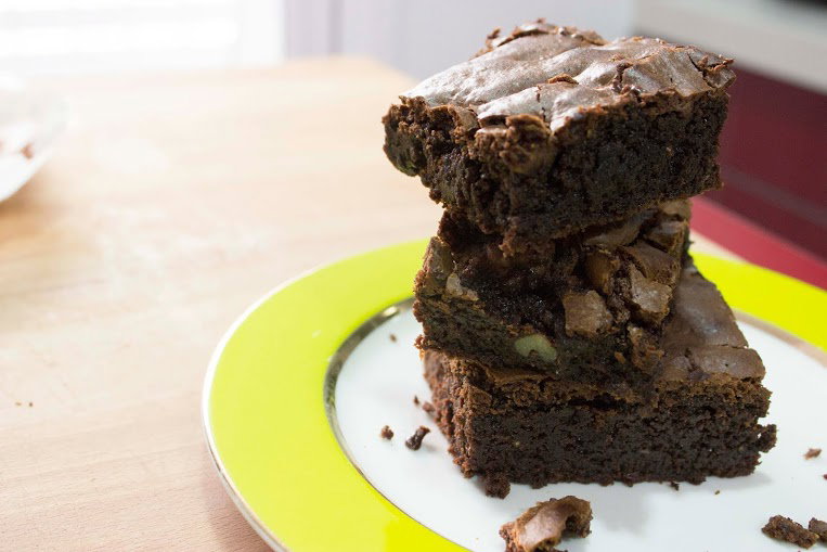 brownies de chocolate paso 27