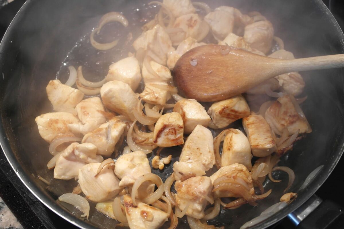 cómo preparar pollo teriyaki paso 6