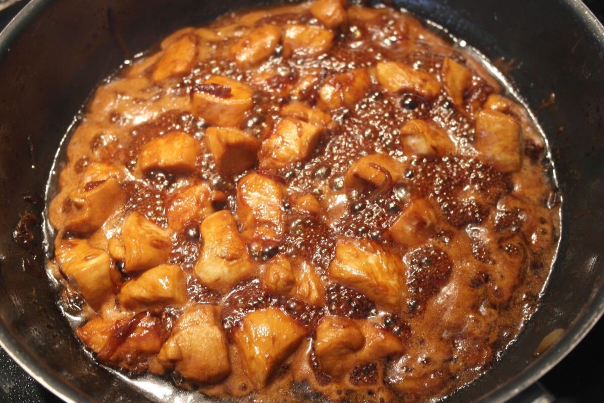 cómo preparar pollo teriyaki paso 8