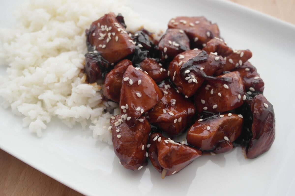 cómo preparar pollo teriyaki paso 9