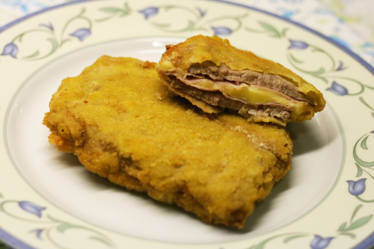 cordon blue filete relleno queso jamón paso 13