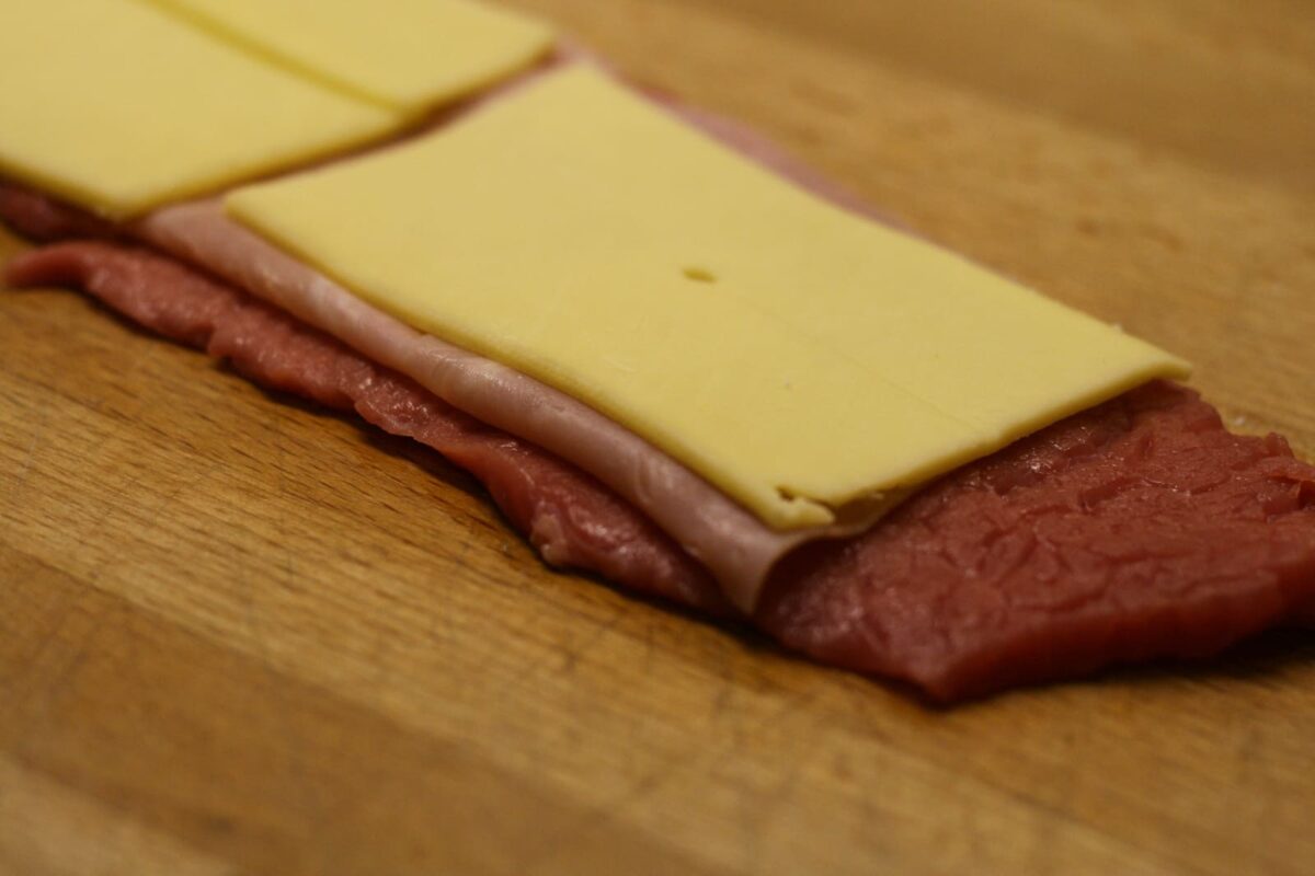cordon blue filete relleno queso jamón paso 3