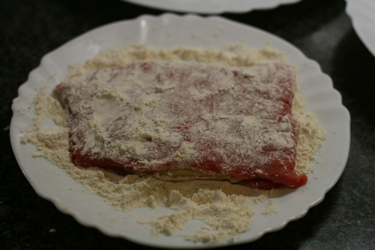 cordon blue filete relleno queso jamón paso 5