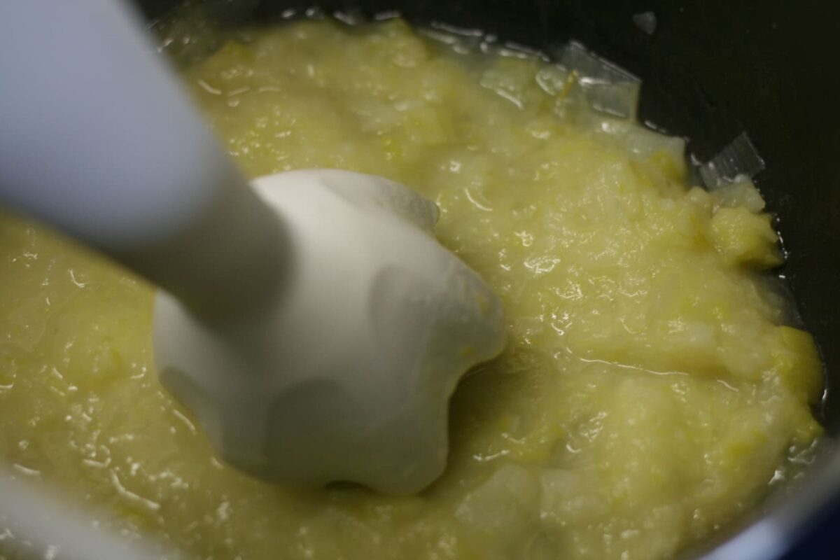 crema de puerros paso 11