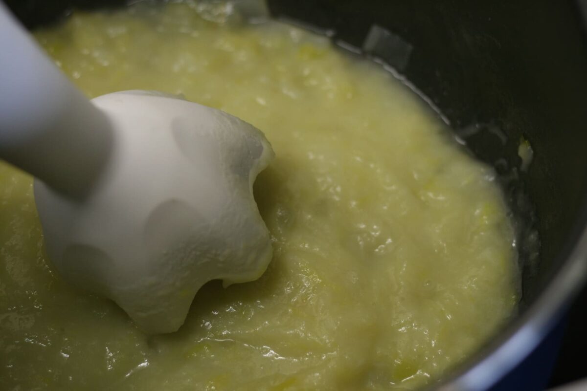 crema de puerros paso 12