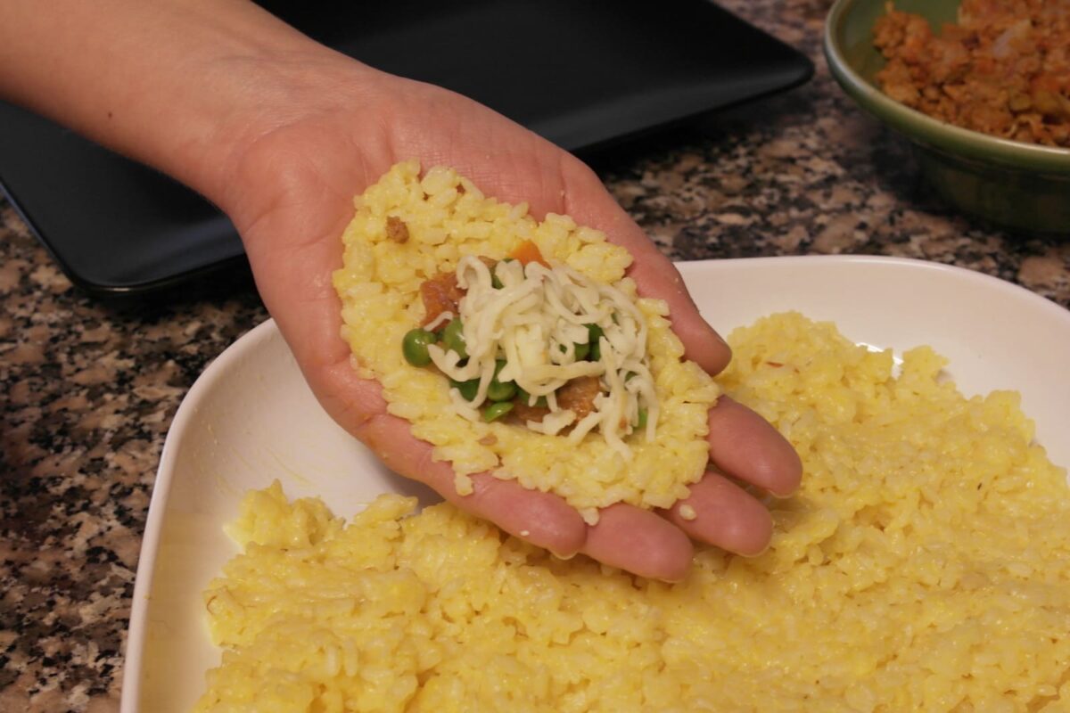 croquetas de arroz paso 16