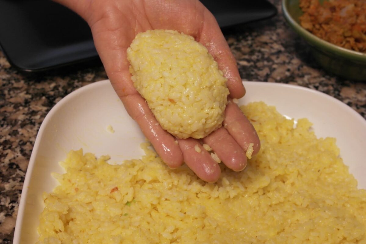 croquetas de arroz paso 17