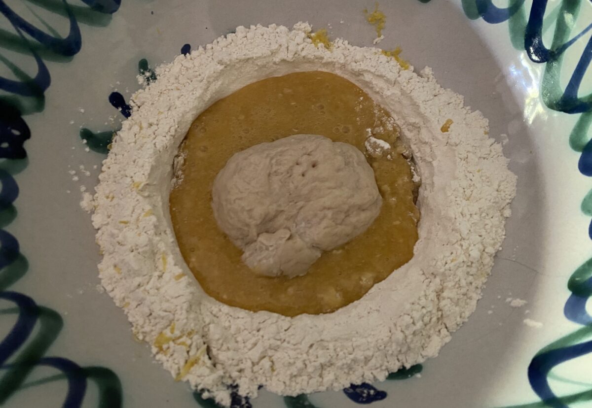 Farinosa de cabello de ángel. Postre tradicional de Semana Santa