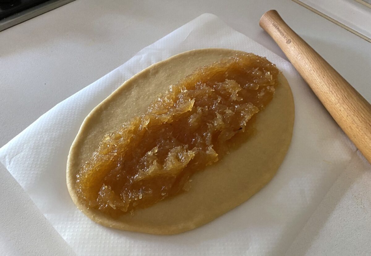 Farinosa de cabello de ángel. Postre tradicional de Semana Santa