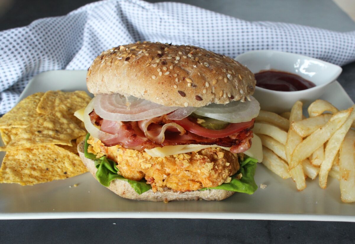 Hamburguesa Chicken Bacon Crispy, toda una delicia