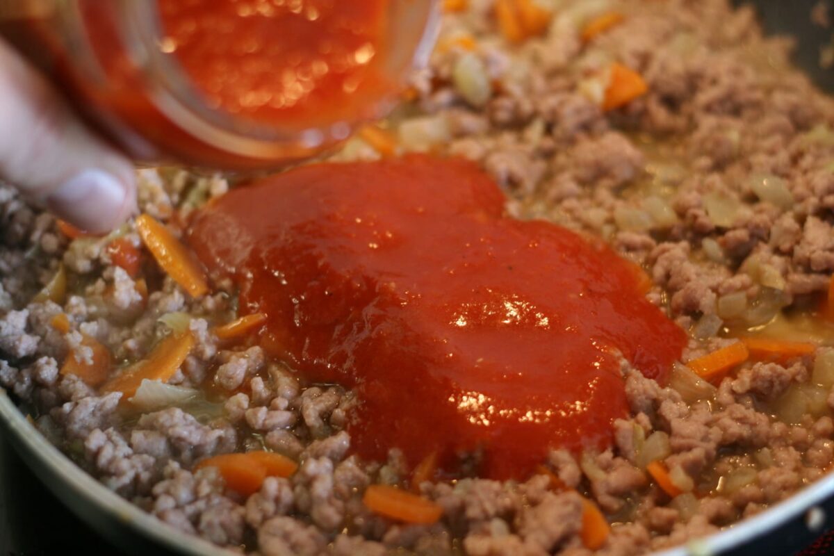 pastel de carne picada y patata paso 13