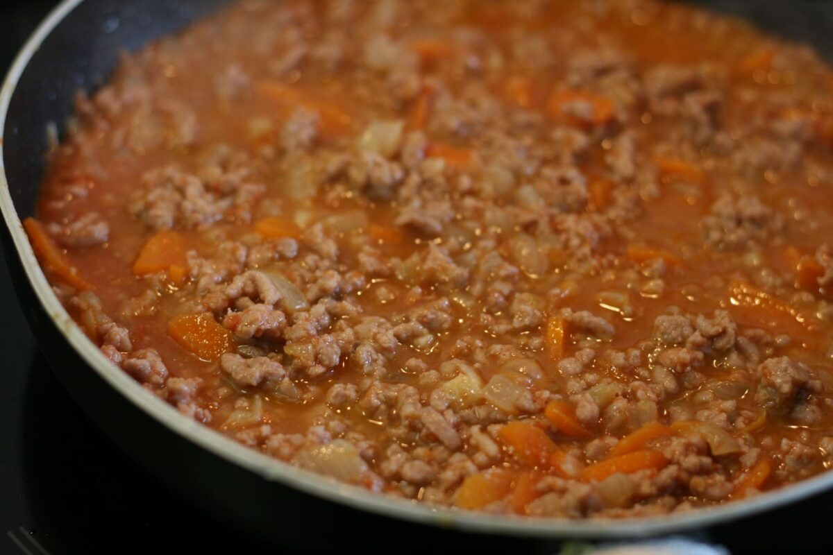 pastel de carne picada y patata paso 14