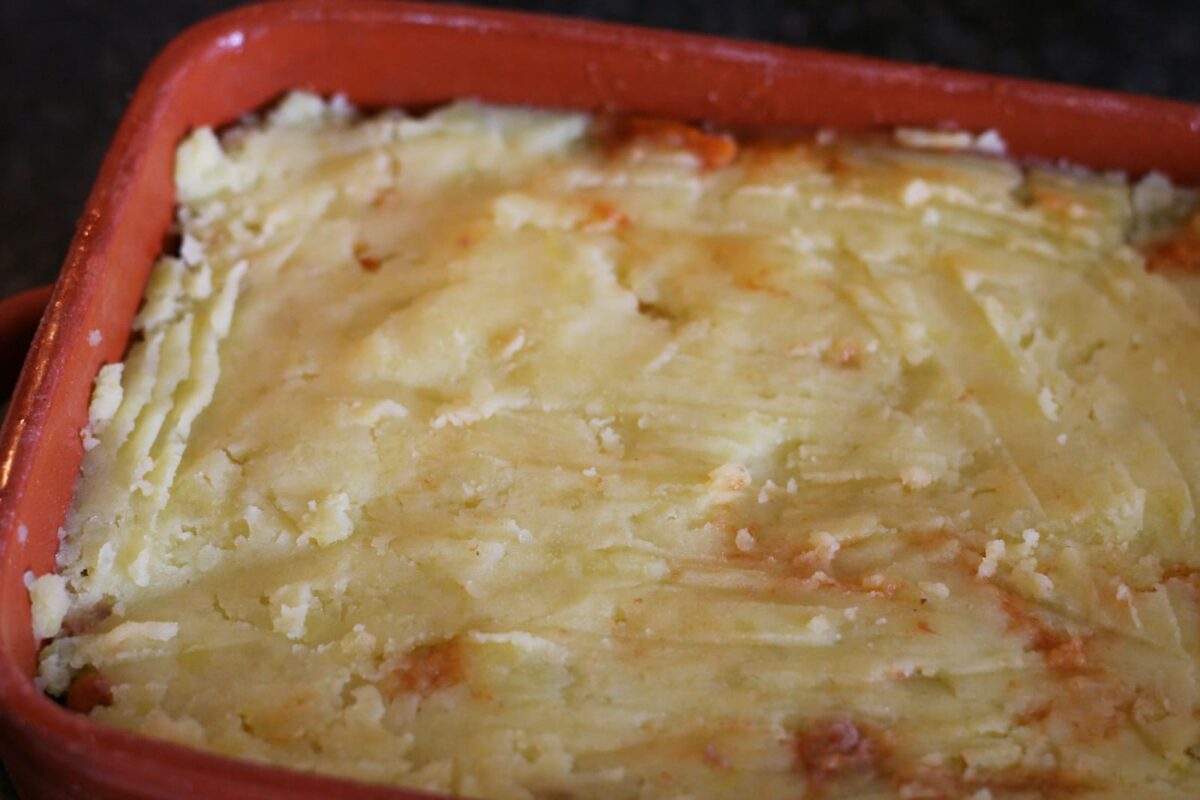 pastel de carne picada y patata paso 18