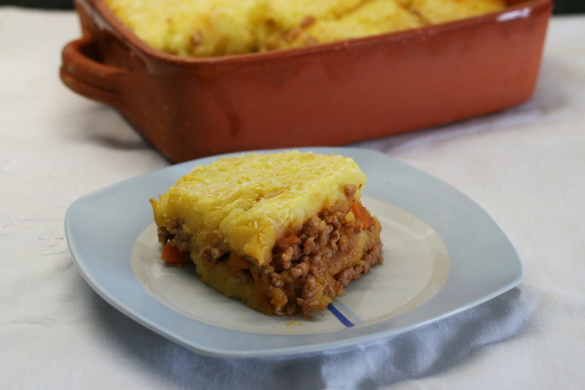 pastel de carne picada y patata paso 21