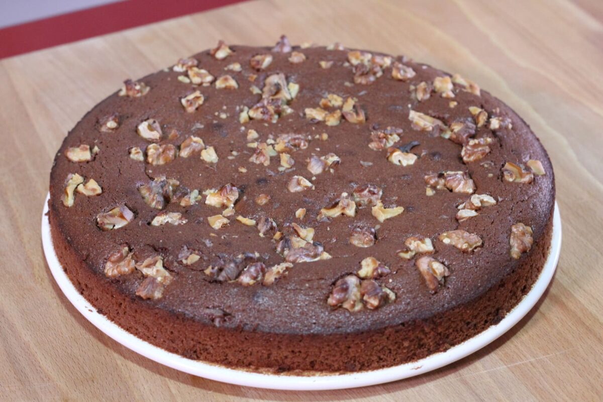 pastel de chocolate y naranja paso 12