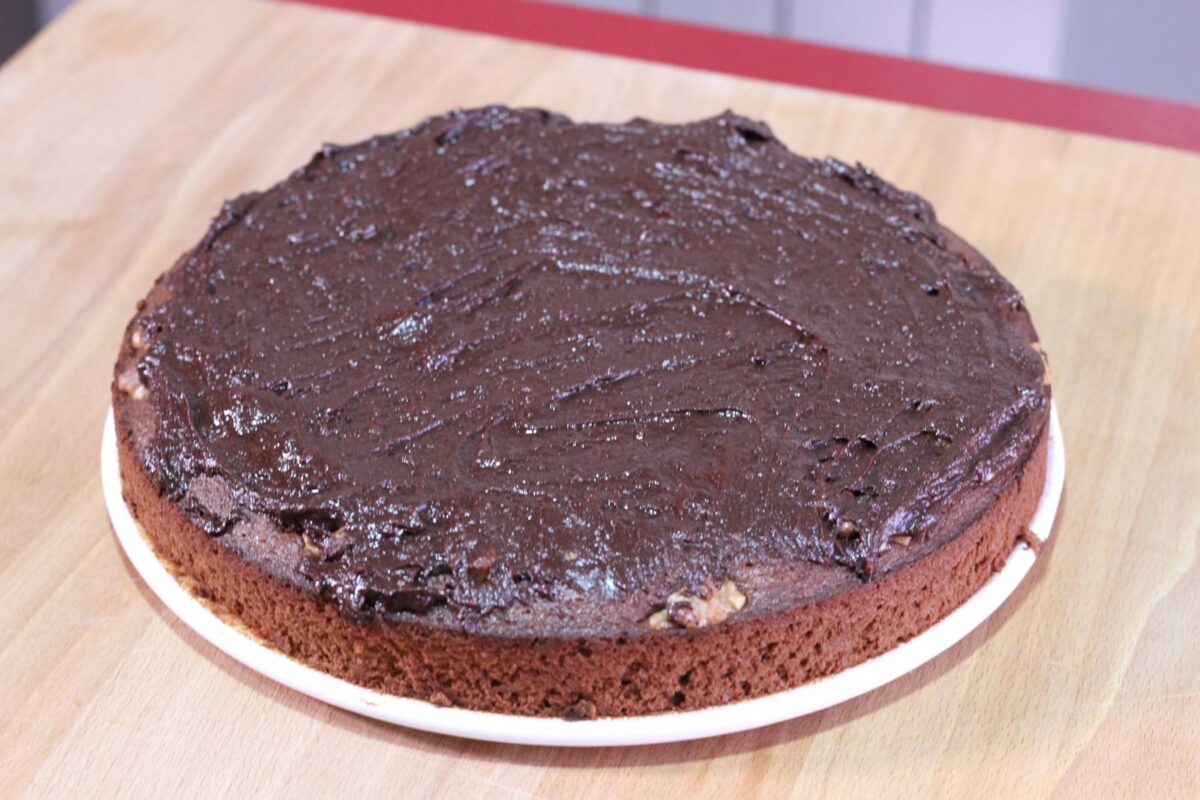pastel de chocolate y naranja paso 14