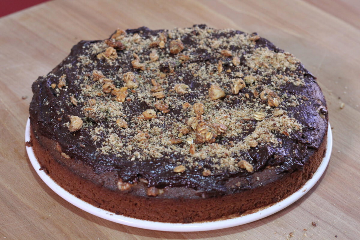 pastel de chocolate y naranja paso 15
