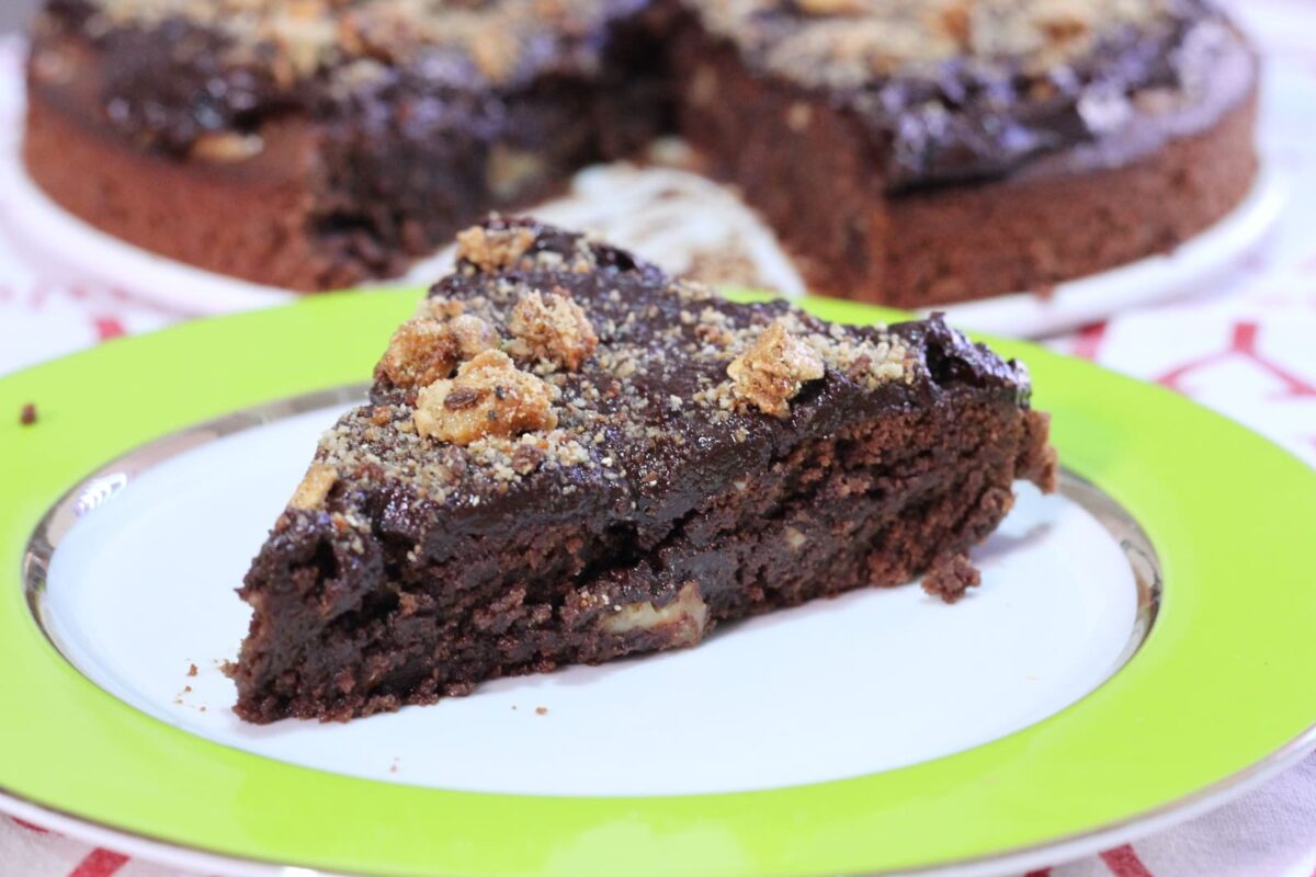pastel de chocolate y naranja paso 16