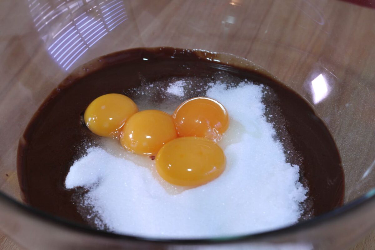 pastel de chocolate y naranja paso 5