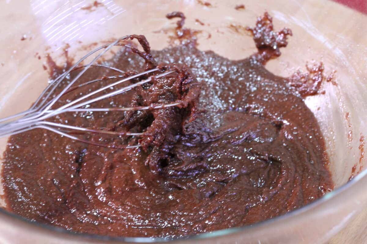 pastel de chocolate y naranja paso 7