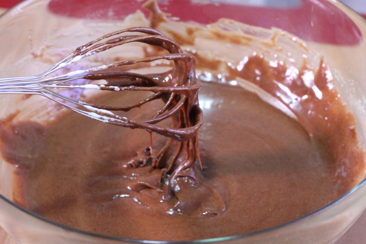 pastel de chocolate y naranja paso 9