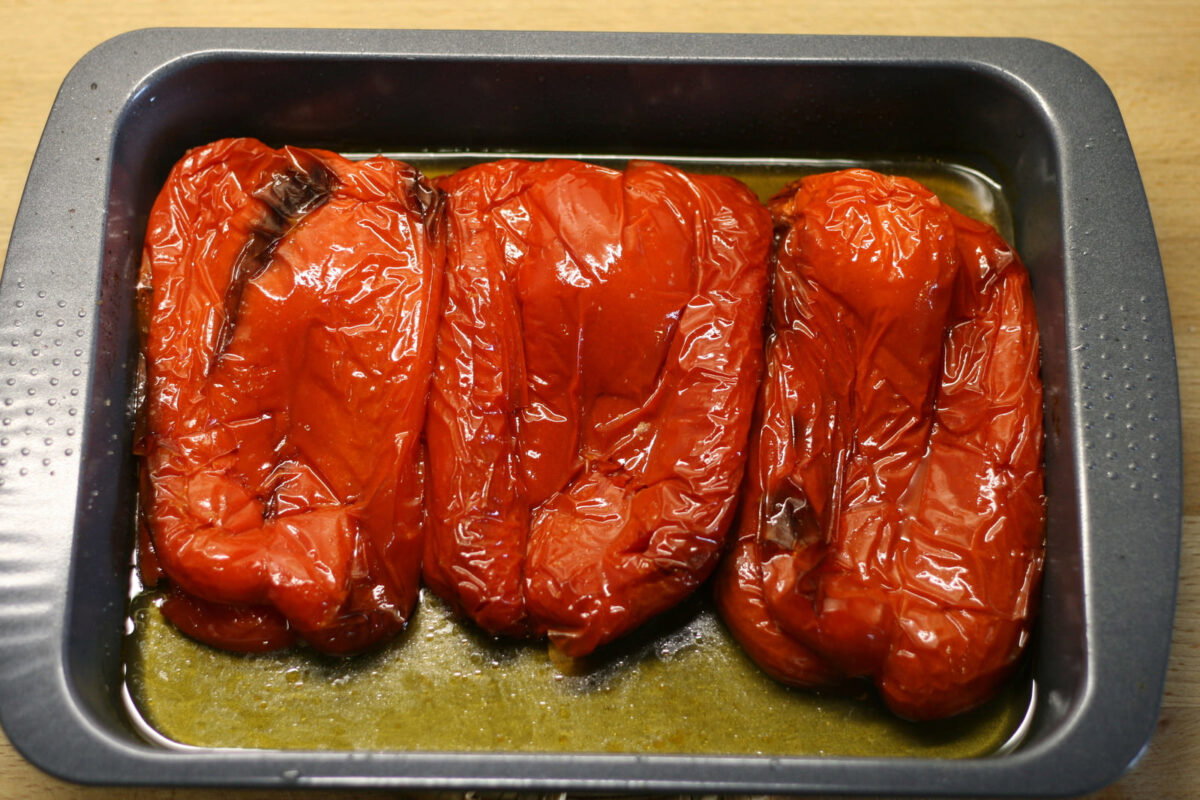 pimientos asados al horno paso 6