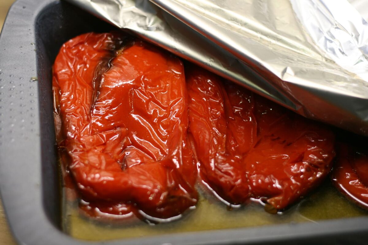 pimientos asados al horno paso 8