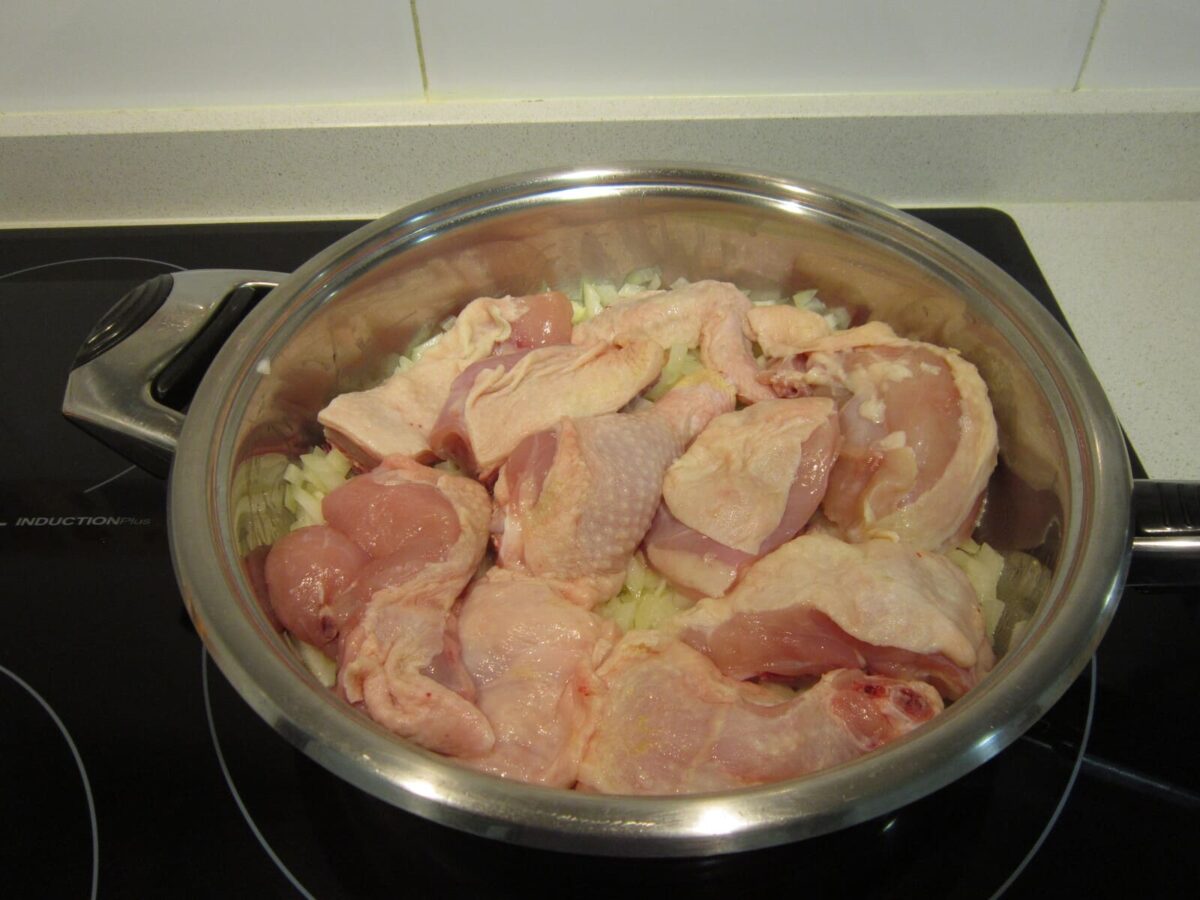 pollo a la cazadora paso 11