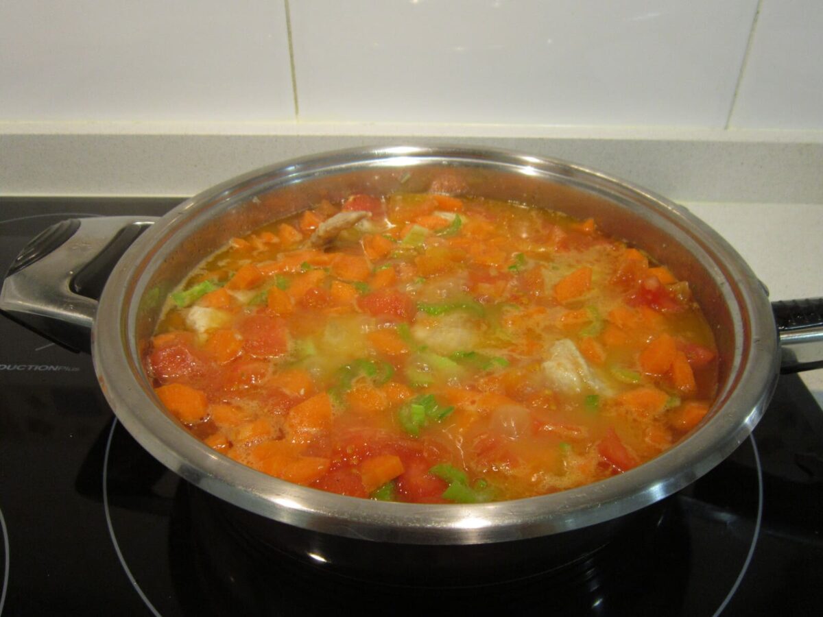 pollo a la cazadora paso 16