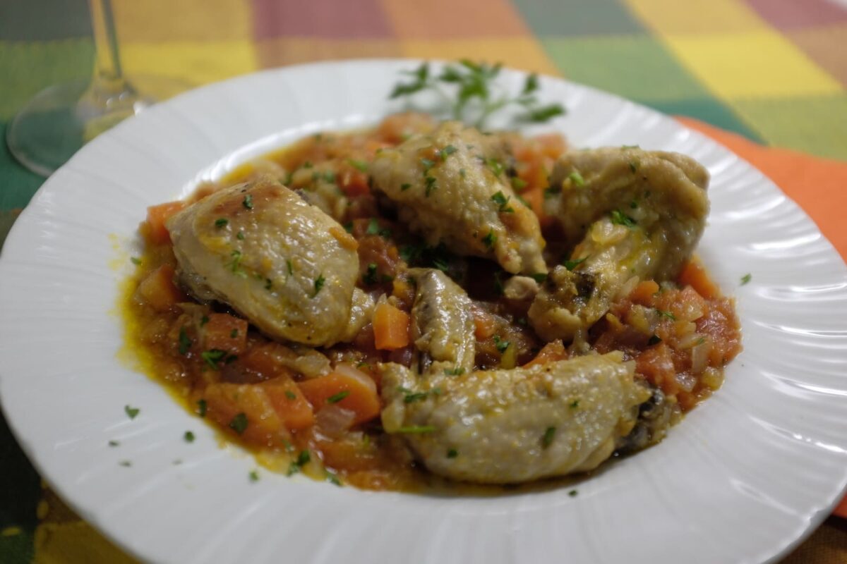 pollo a la cazadora paso 19