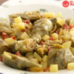 Alcachofas con jamón. Un receta muy sencilla paso a paso