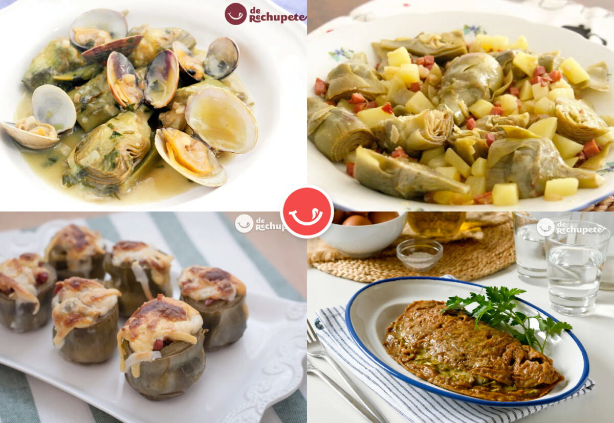 Las mejores recetas de alcachofas. Fáciles, sanas y deliciosas
