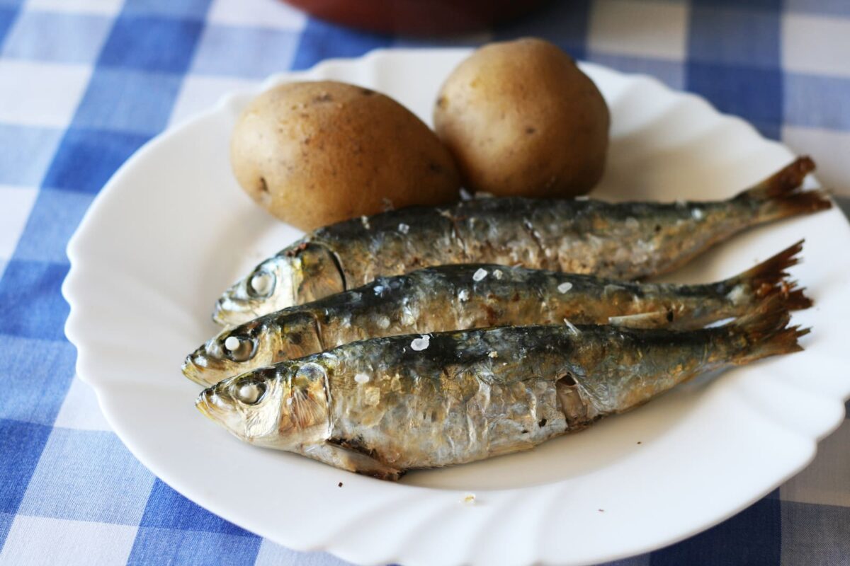 sardinas asadas paso 10