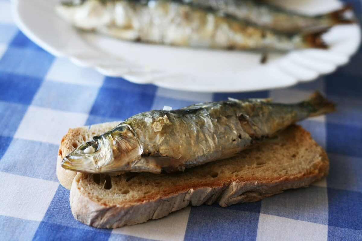 sardinas asadas paso 12