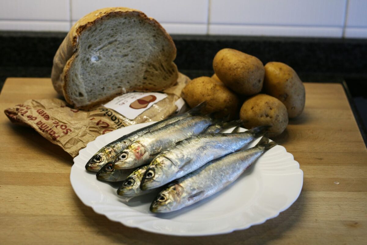 sardinas asadas paso 2