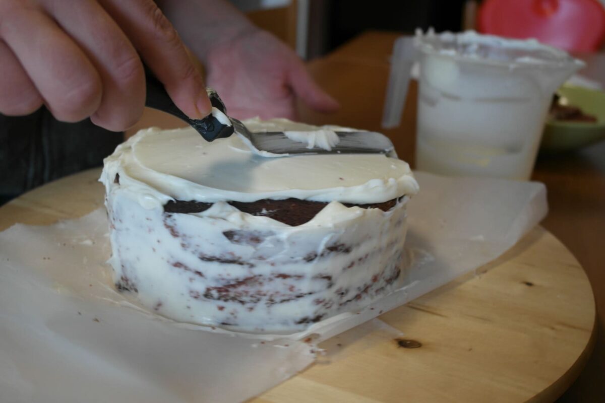tarta red velvet paso 12