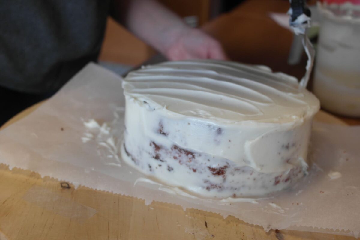 tarta red velvet paso 13