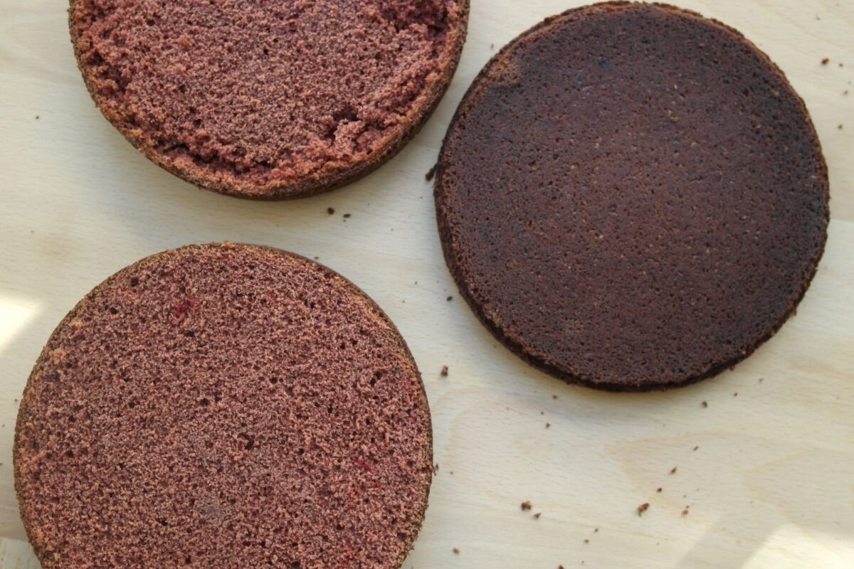 tarta red velvet paso 8