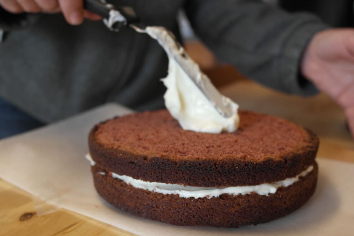 tarta red velvet paso 9