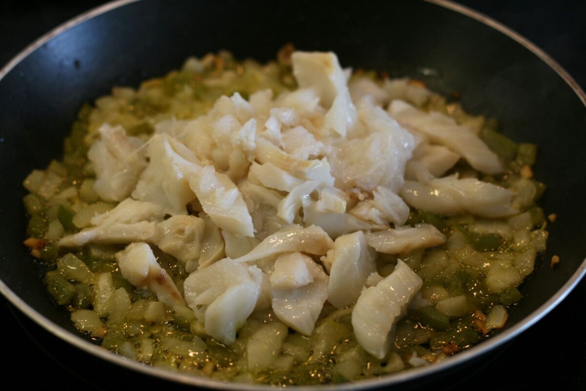 tortilla de bacalao paso 8
