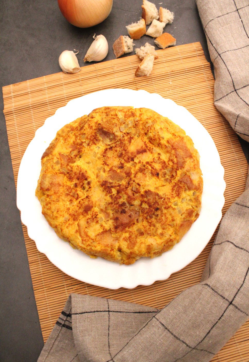 Tortilla de pan. Receta fácil, económica y deliciosa