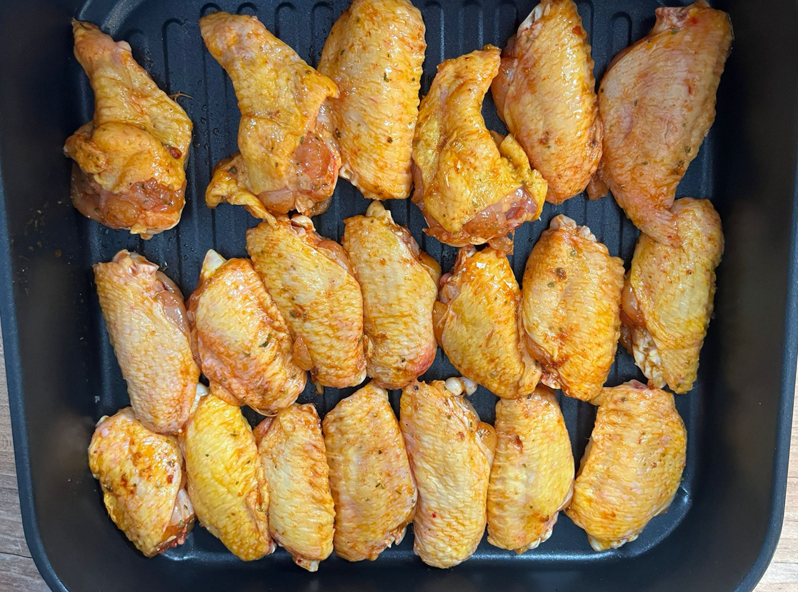 Alitas de pollo en freidora de aire. Una receta muy sencilla y rápida