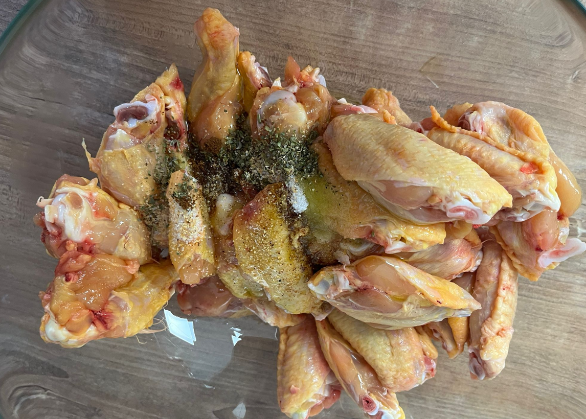 Alitas de pollo en freidora de aire. Una receta muy sencilla y rápida