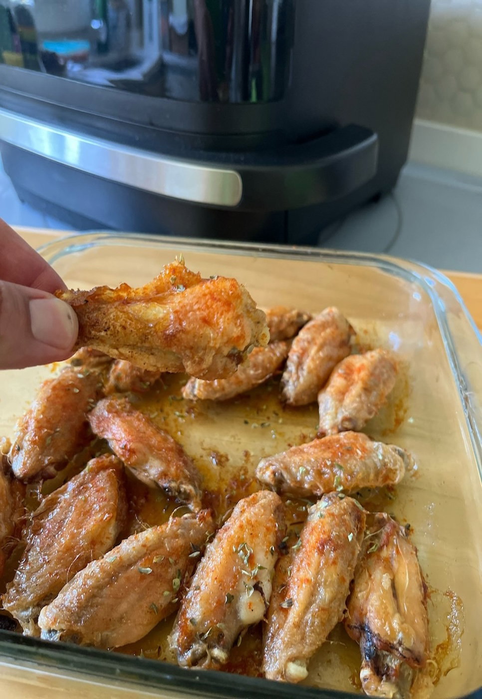 Alitas de pollo en freidora de aire. Una receta muy sencilla y rápida