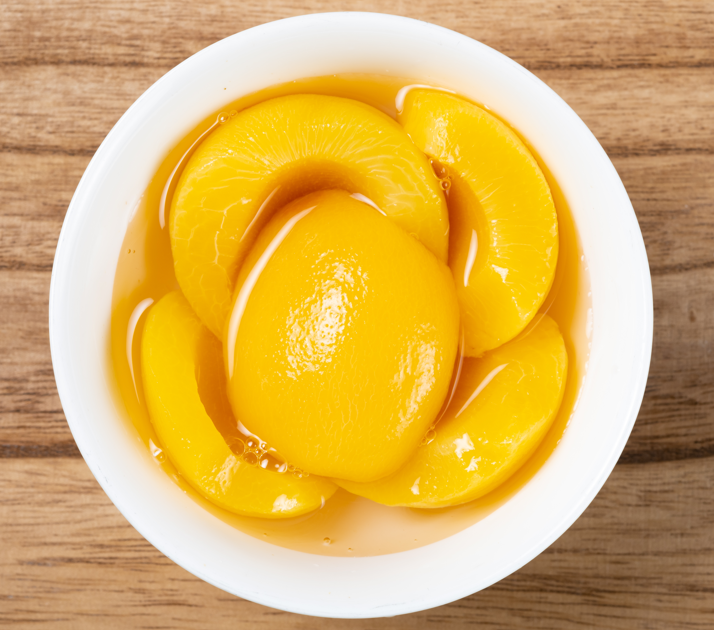 Cómo emplear el almíbar de los melocotones u otras frutas en almíbar