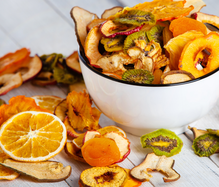 ¿Puedo sustituir la fruta natural por la deshidratada?